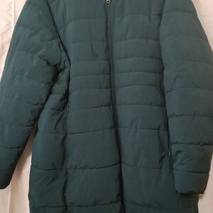 Swiss Tech‎ Green Puffer Jacket Insulated Quilted Design